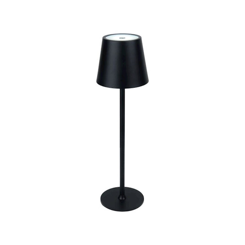 Craftmade Evans 1 Light LED Rechargeable Lamp, Black/Frost