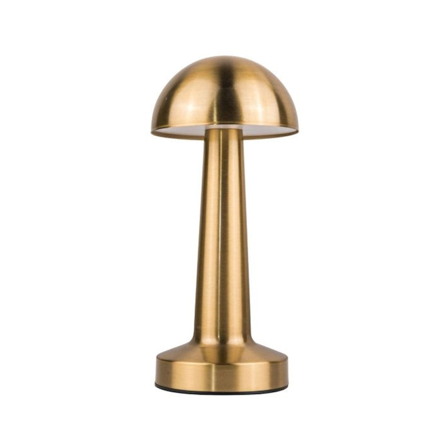Craftmade Joni 1 Light LED Rechargeable Lamp, Brass/Frost