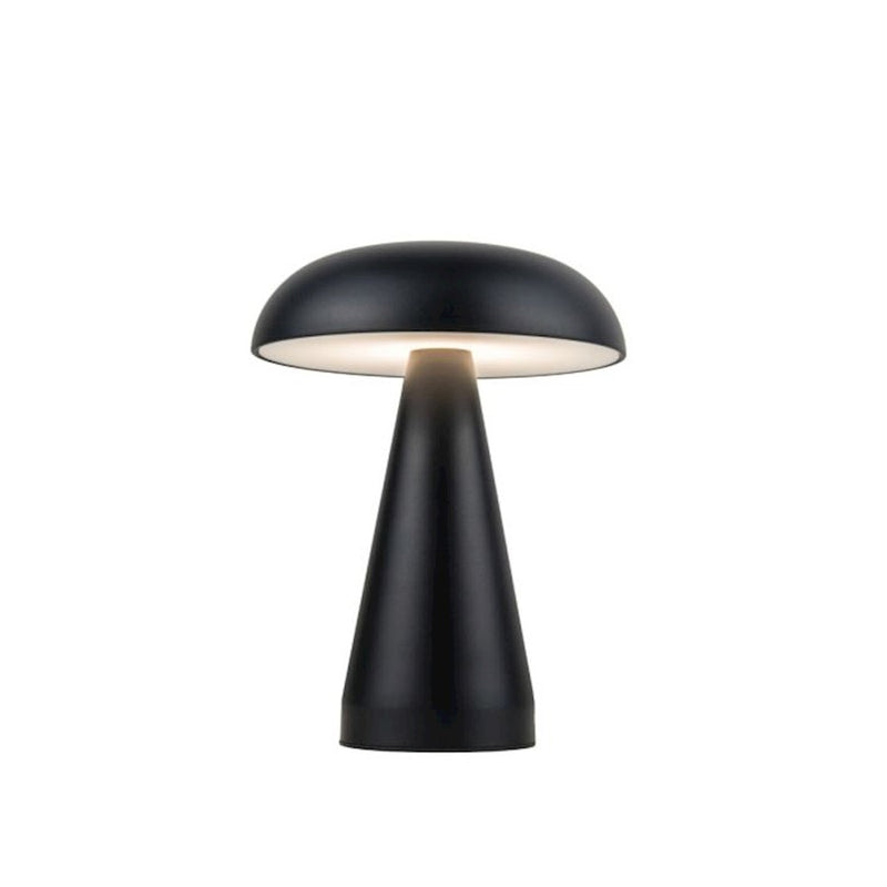 Craftmade Marta 1 Light LED Rechargeable Lamp, Black/Frost