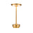 Craftmade Rikki 1 Light LED Rechargeable Lamp, Gold/Frost