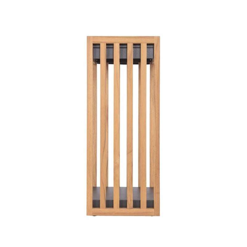 Craftmade Teak Solar 1Lt LED Outdoor Rechargeable Lamp, Teak/GY