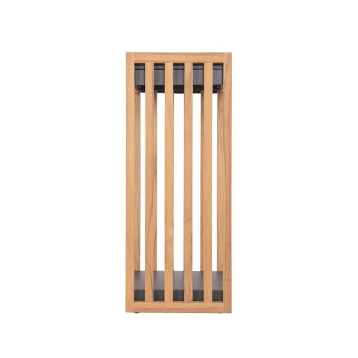 Craftmade Teak Solar 1Lt LED Outdoor Rechargeable Lamp, Teak/GY