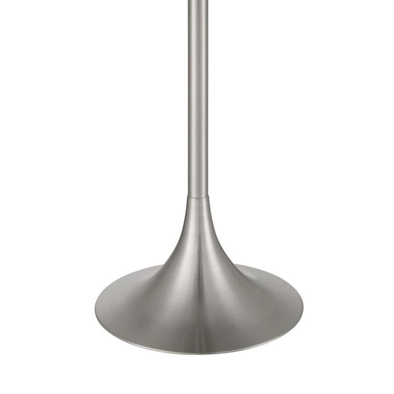 Craftmade Neely 2 Light Table Lamp, Nickel/White