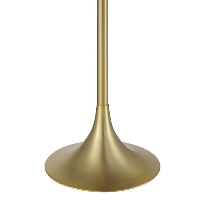Craftmade Neely 2 Light Table Lamp, Brass/White