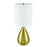 Craftmade Leri 1 Light Table Lamp, Brass/White