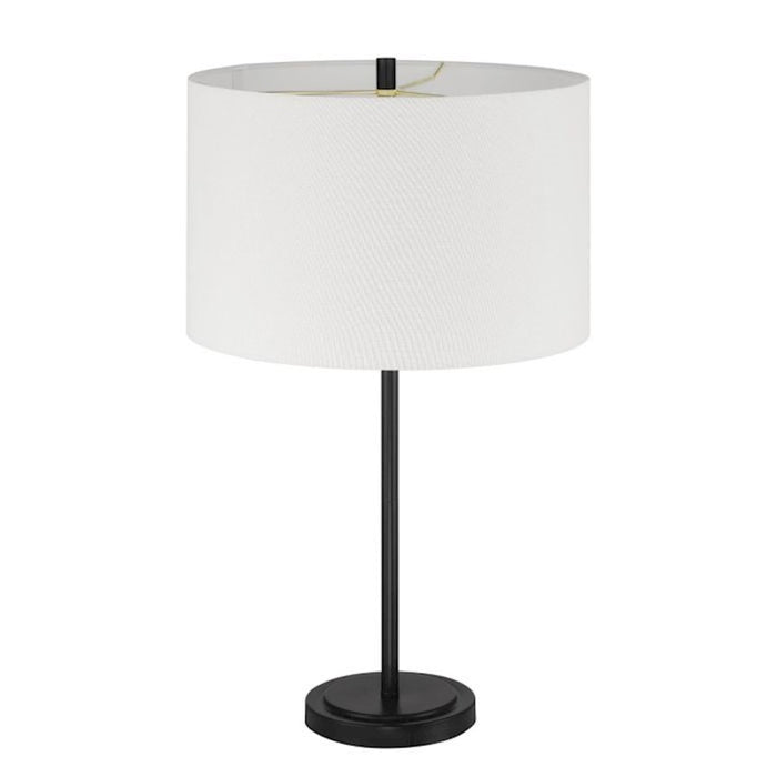 Craftmade Jones 1 Light Table Lamp, Black/White