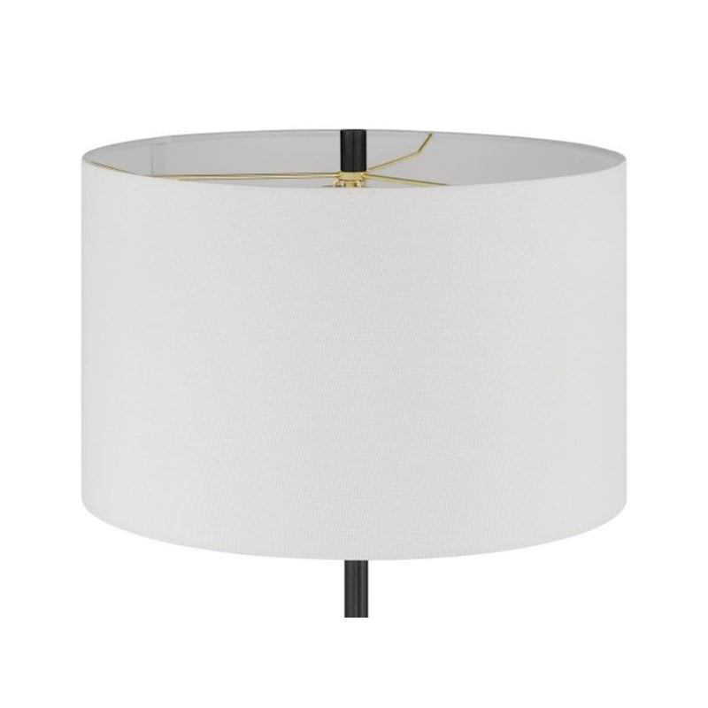 Craftmade Jones 1 Light Table Lamp, Black/White