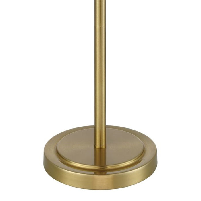 Craftmade Jones 1 Light Table Lamp, Brass/White