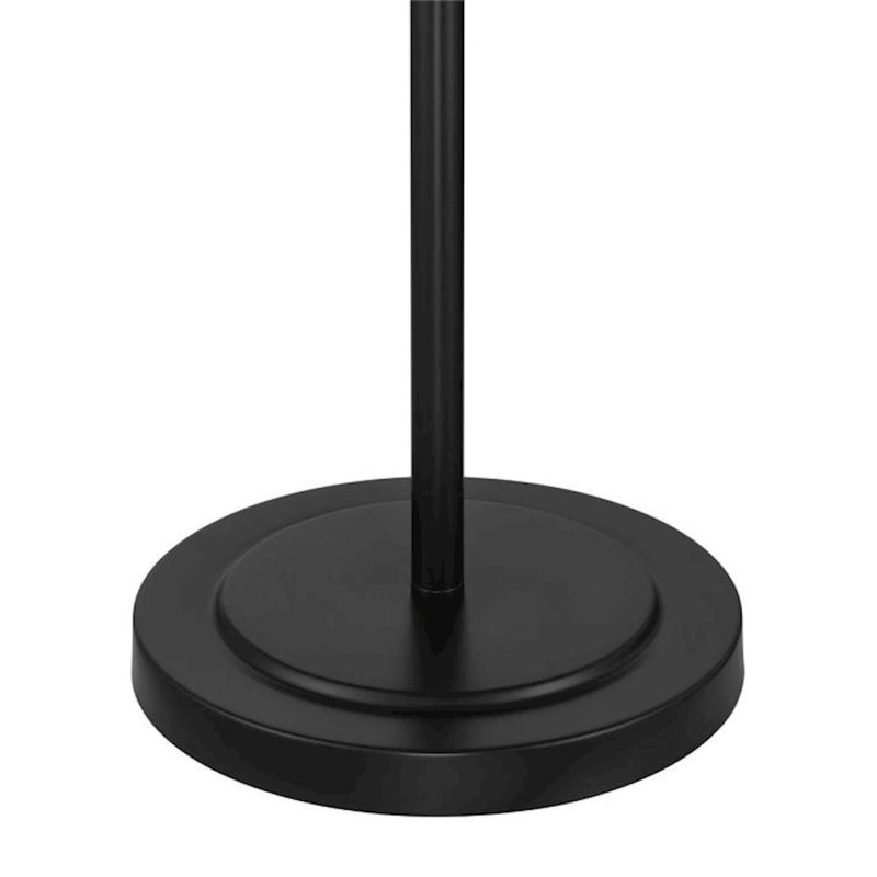 Craftmade Jones 1 Light Floor Lamp, Black/White