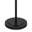 Craftmade Jones 1 Light Floor Lamp, Black/White