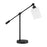 Craftmade Indiana 1 Light Table Lamp, Black/Frost White - 87011FB-T