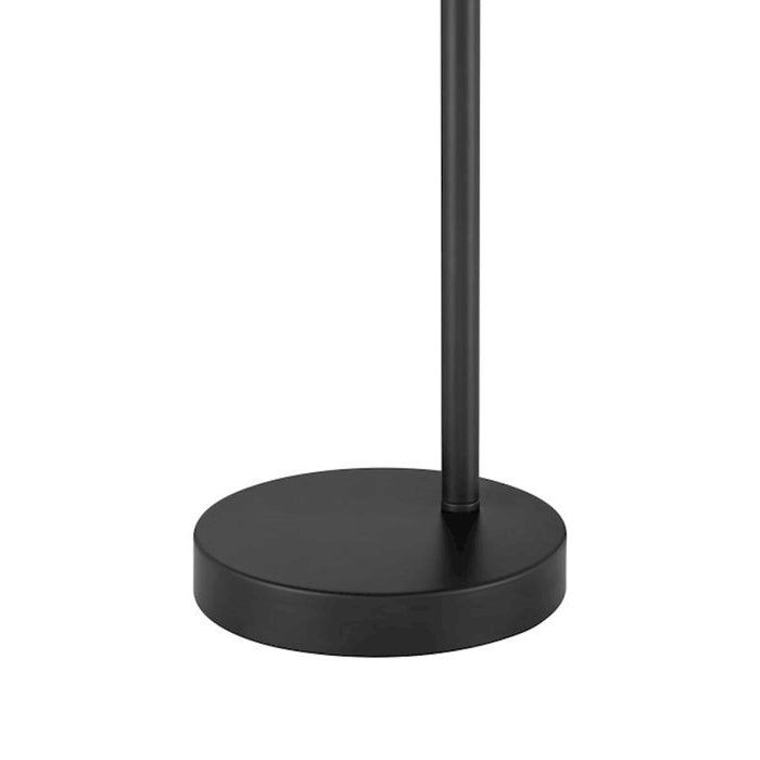 Craftmade Indiana 1 Light Table Lamp, Black/Frost White