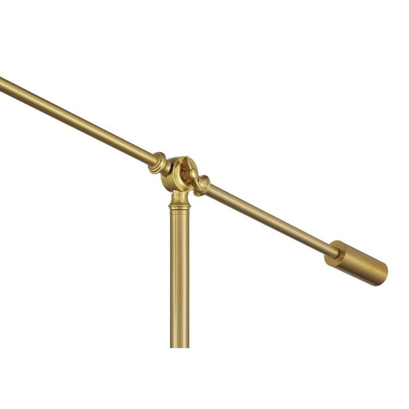 Craftmade Indiana 1 Light Table Lamp, Brass/Frost White