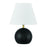 Craftmade Olive 1 Light Table Lamp, Black/Brass - 87012FBSB-T
