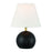 Craftmade Olive 1 Light Table Lamp, Black/Brass
