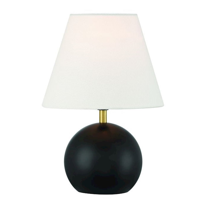 Craftmade Olive 1 Light Table Lamp, Black/Brass