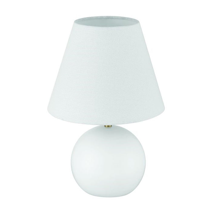 Craftmade Olive 1 Light Table Lamp, White/Brass