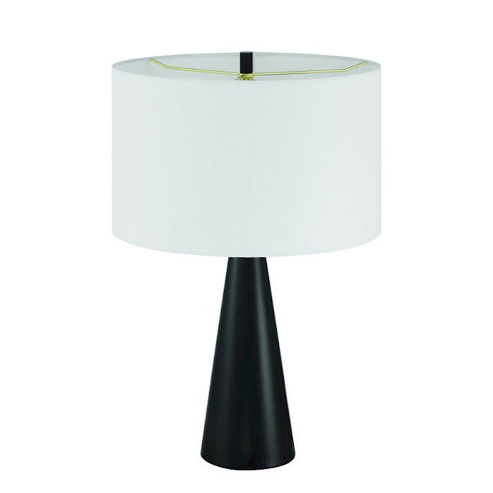 Craftmade Keefer 1 Light Table Lamp, Black