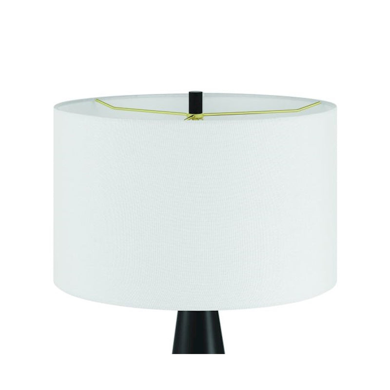 Craftmade Keefer 1 Light Table Lamp, Black