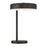Craftmade Keeva 1 Light Table Lamp, Flat Black