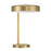 Craftmade Keeva 1 Light Table Lamp, Satin Brass