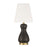 Craftmade Gloria 1 Light Table Lamp, Flat Black/Satin Brass