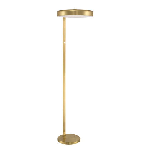 Craftmade Keeva 1 Light Floor Lamp, Satin Brass - 87025SB-F