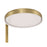 Craftmade Keeva 1 Light Floor Lamp, Satin Brass