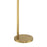 Craftmade Keeva 1 Light Floor Lamp, Satin Brass