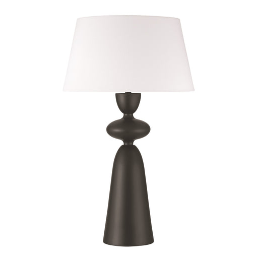 Craftmade Misha 1 Light Table Lamp, Flat Black - 87028FB-T