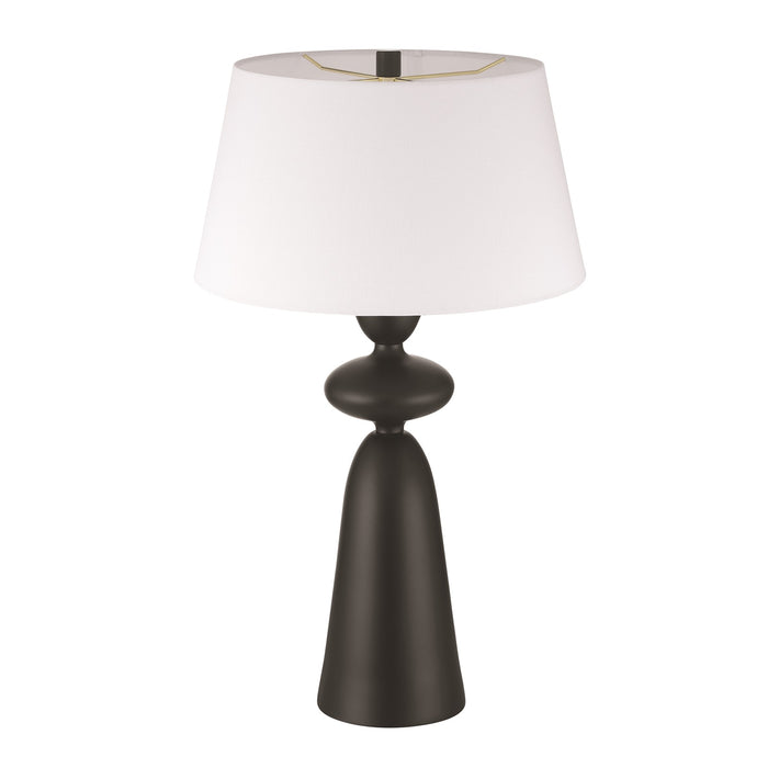 Craftmade Misha 1 Light Table Lamp, Flat Black