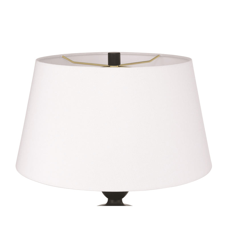 Craftmade Misha 1 Light Table Lamp, Flat Black