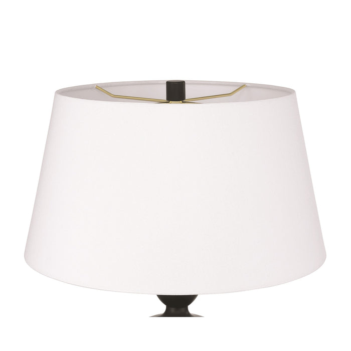 Craftmade Misha 1 Light Table Lamp, Flat Black