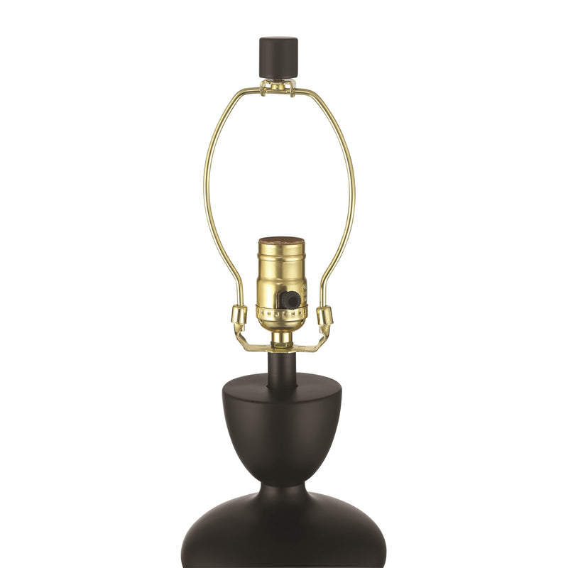 Craftmade Misha 1 Light Table Lamp, Flat Black