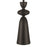 Craftmade Misha 1 Light Table Lamp, Flat Black