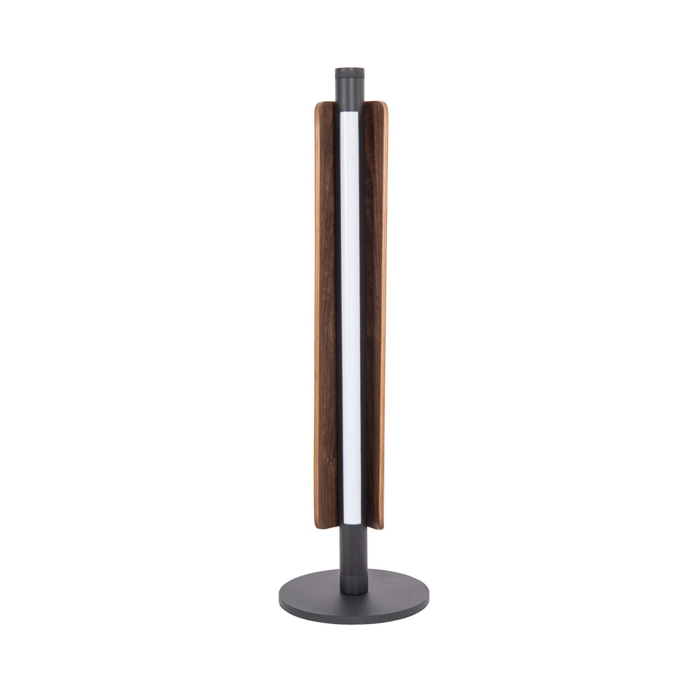 Craftmade Cameron 1 Light Table Lamp, Flat Black/Walnut - 87030FBWAL-T