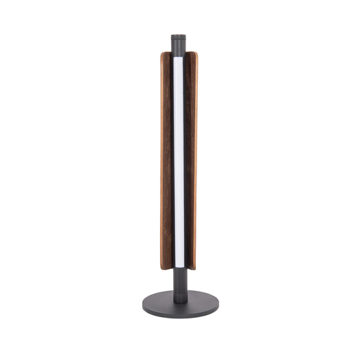 Craftmade Cameron 1 Light Table Lamp, Flat Black/Walnut - 87030FBWAL-T