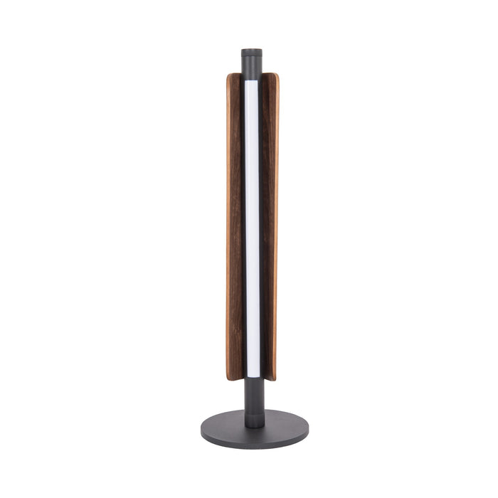 Craftmade Cameron 1 Light Table Lamp, Flat Black/Walnut - 87030FBWAL-T