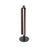 Craftmade Cameron 1 Light Table Lamp, Flat Black/Walnut