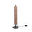 Craftmade Cameron 1 Light Table Lamp, Flat Black/Walnut