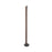 Craftmade Cameron 1 Light Floor Lamp, Flat Black/Walnut