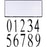 Craftmade Surface Mount Address Plaque Number 0