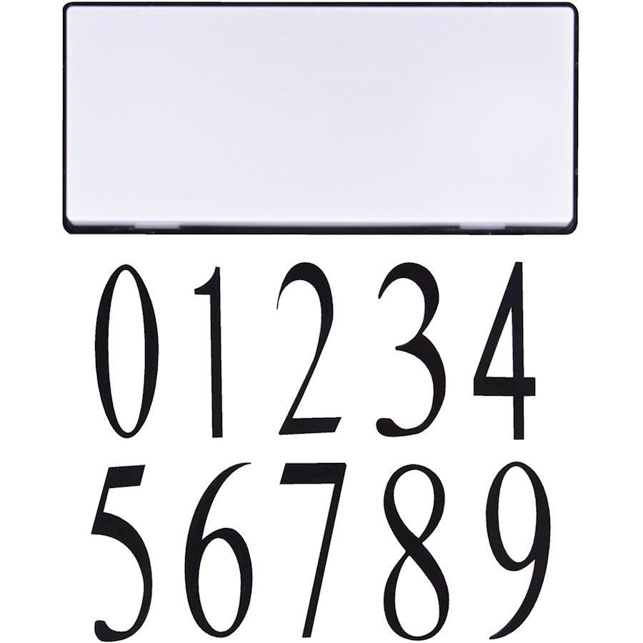 Craftmade Surface Mount Address Plaque Number 0