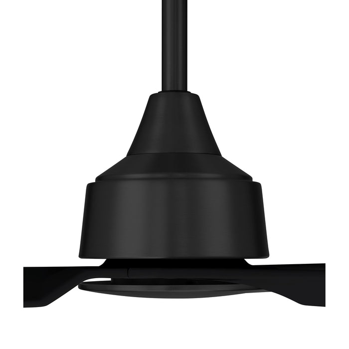 Craftmade Charming 52" 3-Blade Ceiling Fan, Flat Black