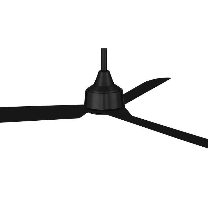 Craftmade Charming 52" 3-Blade Ceiling Fan, Flat Black