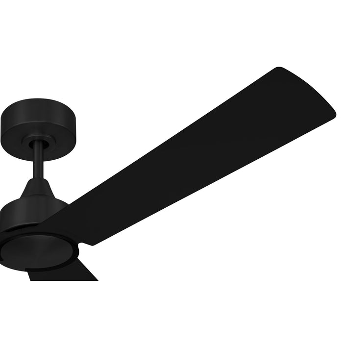 Craftmade Charming 52" 3-Blade Ceiling Fan, Flat Black