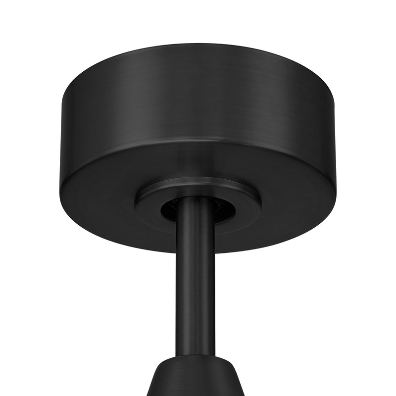 Craftmade Charming 52" 3-Blade Ceiling Fan, Flat Black