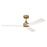 Craftmade Charming 52" 3-Blade Ceiling Fan, Satin Brass - CHM52SB3