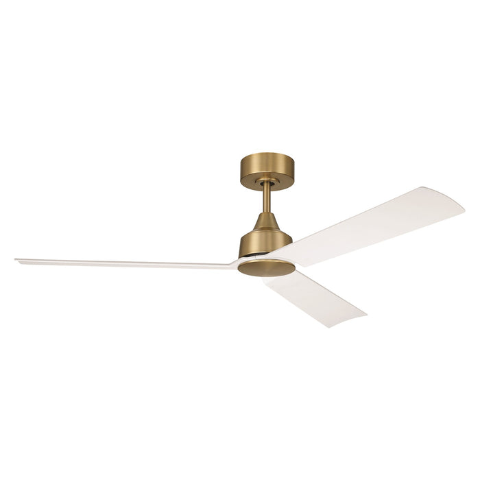 Craftmade Charming 52" 3-Blade Ceiling Fan, Satin Brass - CHM52SB3