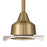 Craftmade Charming 52" 3-Blade Ceiling Fan, Satin Brass